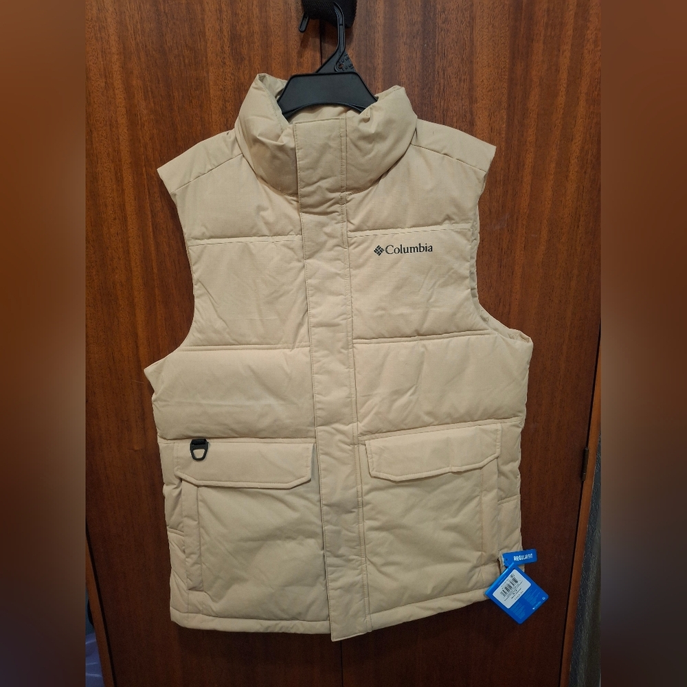 Columbia Omni-Heat Omni-Shield Landroamer Puffer Vest SMALL Canoe